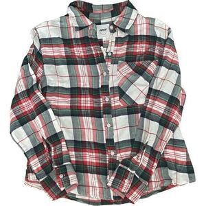 Aerie Flannel Plaid Pajama‎ Shirt Top Small